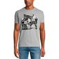 ULTRABASIC T-shirt graphique pour hommes 3 pattes de chats - Chemise chaton drôle pour hommes