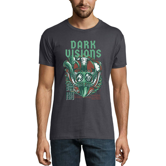 ULTRABASIC Men's Novelty T-Shirt Dark Visions - Scary Short Sleeve Tee Shirt