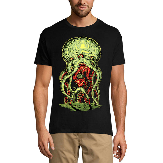 ULTRABASIC Men's T-Shirt Alien Attack - Funny UFO Hunter Space Vintage Shirt