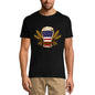 ULTRABASIC Men's T-Shirt Beer American Flag - Funny Beer Lover Tee Shirt