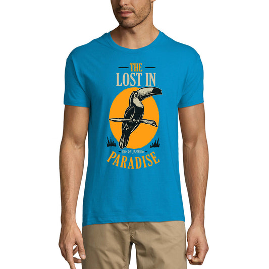 ULTRABASIC Men's T-Shirt Lost in Paradise Rio de Janeiro - Funny Bird Shirt