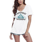 ULTRABASIC Women's T-Shirt Camping is My Therapy - Adventure Flower Short Sleeve Tee Shirt Tops