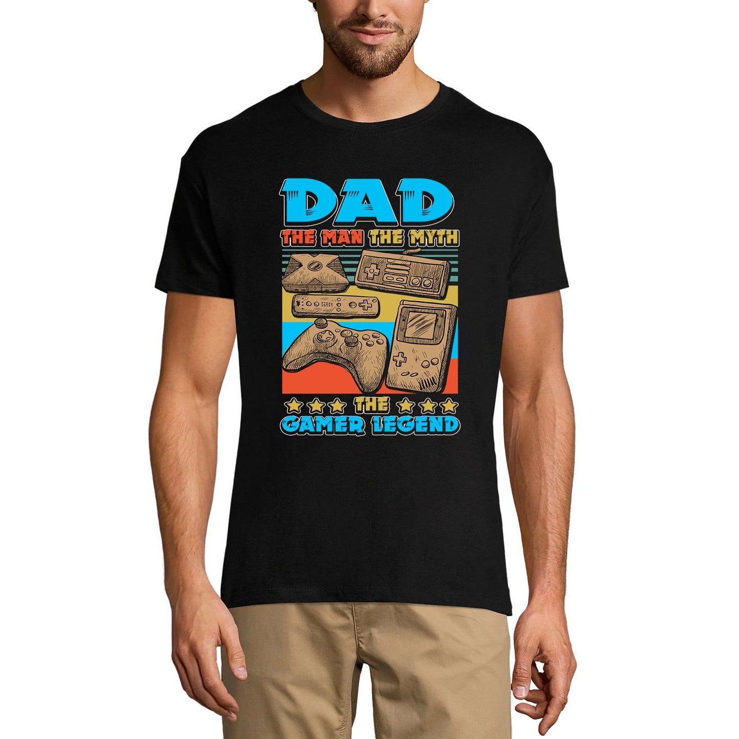 T-Shirt homme ULTRABASIC papa l'homme le mythe la légende du Gamer-T-Shirt drôle de jeu
