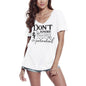 ULTRABASIC Women's T-Shirt Don't Ignore Your Own Potential - Short Sleeve Tee Shirt Tops