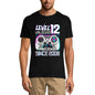 ULTRABASIC Men's Gaming T-Shirt Level 12 Unlocked - Awesome Since 2008 - 12th Birthday Gift