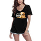 T-Shirt Femme ULTRABASIC La vie est meilleure avec un Golden Retriever - Tee Shirt drôle de chien