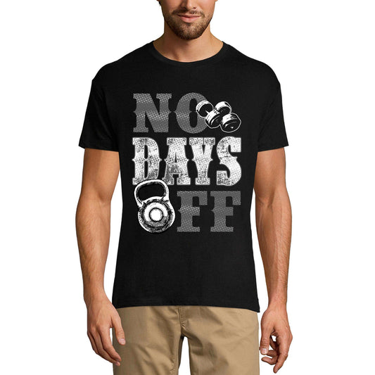 T-shirt de gym ULTRABASIC pour hommes No Days Off - Chemise de fitness d'entraînement de motivation