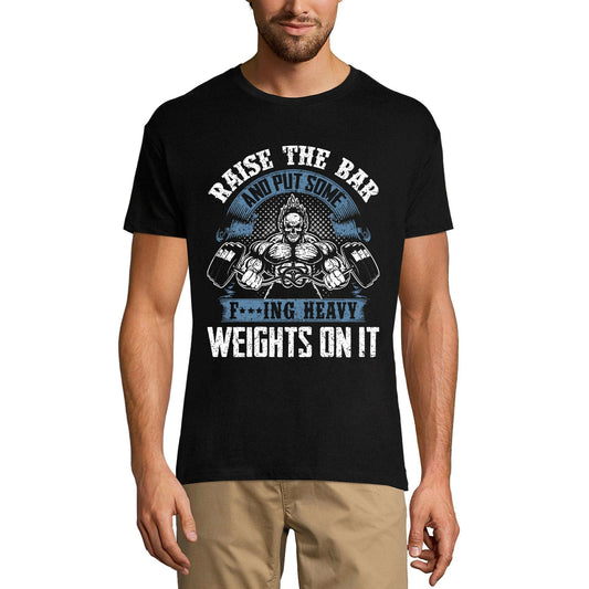 T-shirt de gymnastique ULTRABASIC pour hommes, élevez la barre et mettez des poids lourds, chemise d'entraînement