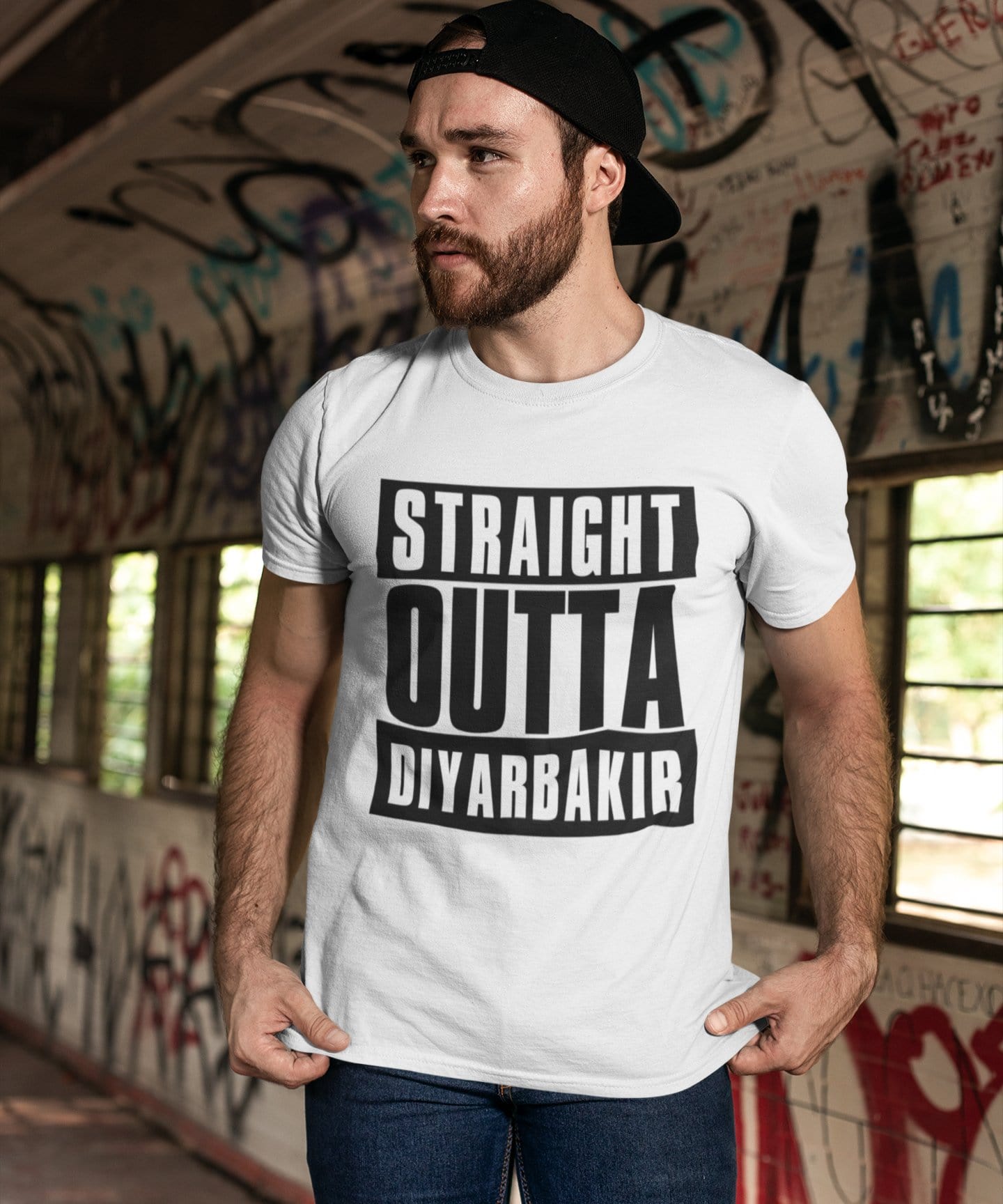 Straight Outta Diyarbakir, Homme manches courtes Col rond 00027