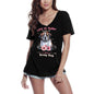 T-Shirt Femme ULTRABASIC Saint Bernard La vie est meilleure avec un joli chien - Tee Shirt chien mignon