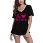 ULTRABASIC Women's T-Shirt Will You Be Mine - Heart Short Sleeve Tee Shirt Gift Tops