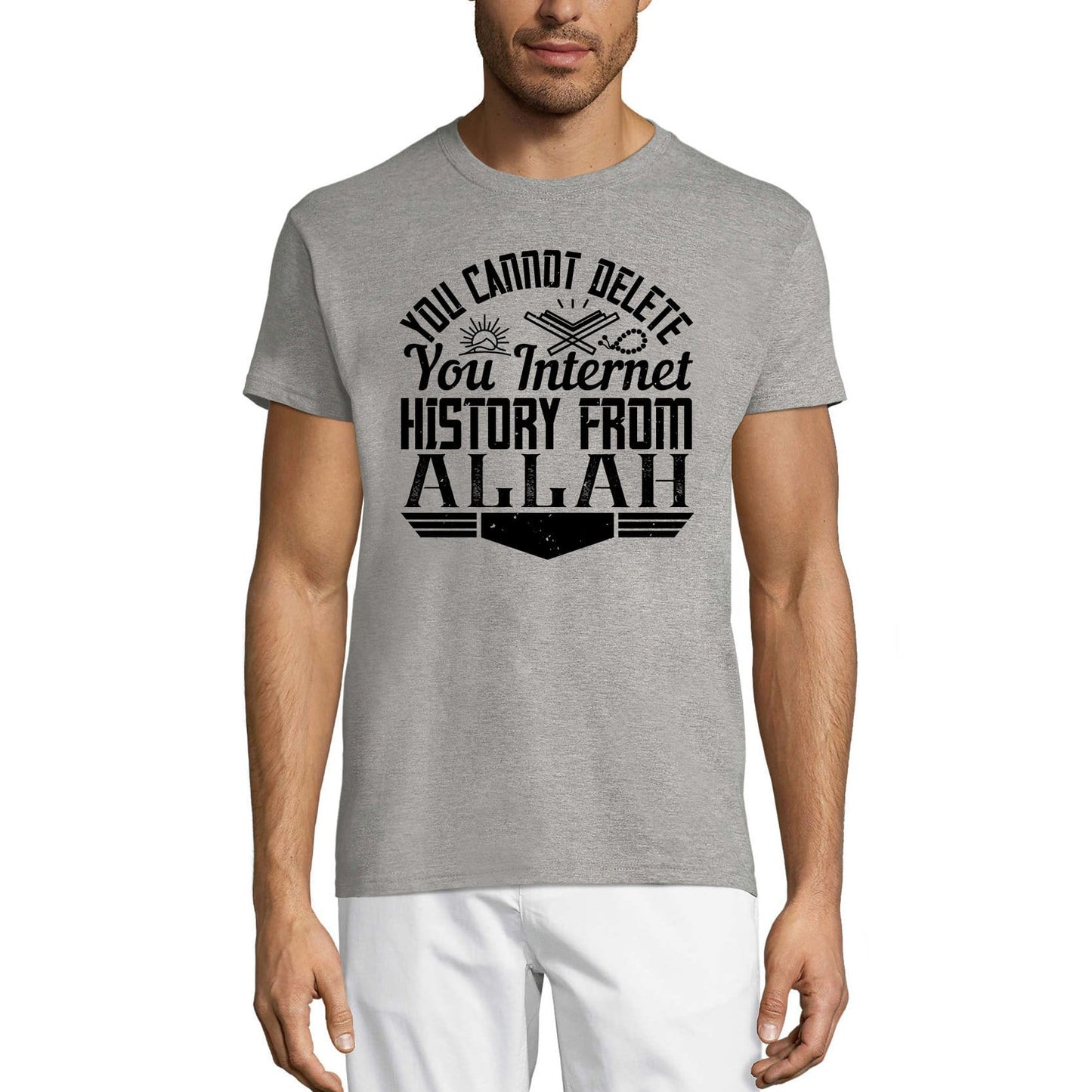 ULTRABASIC Men's T-Shirt You Cannot Delete You Internet History from Allah