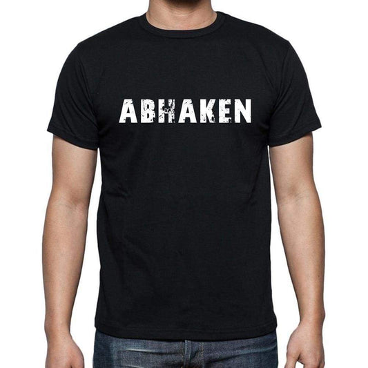Abhaken Mens Short Sleeve Round Neck T-Shirt - Casual