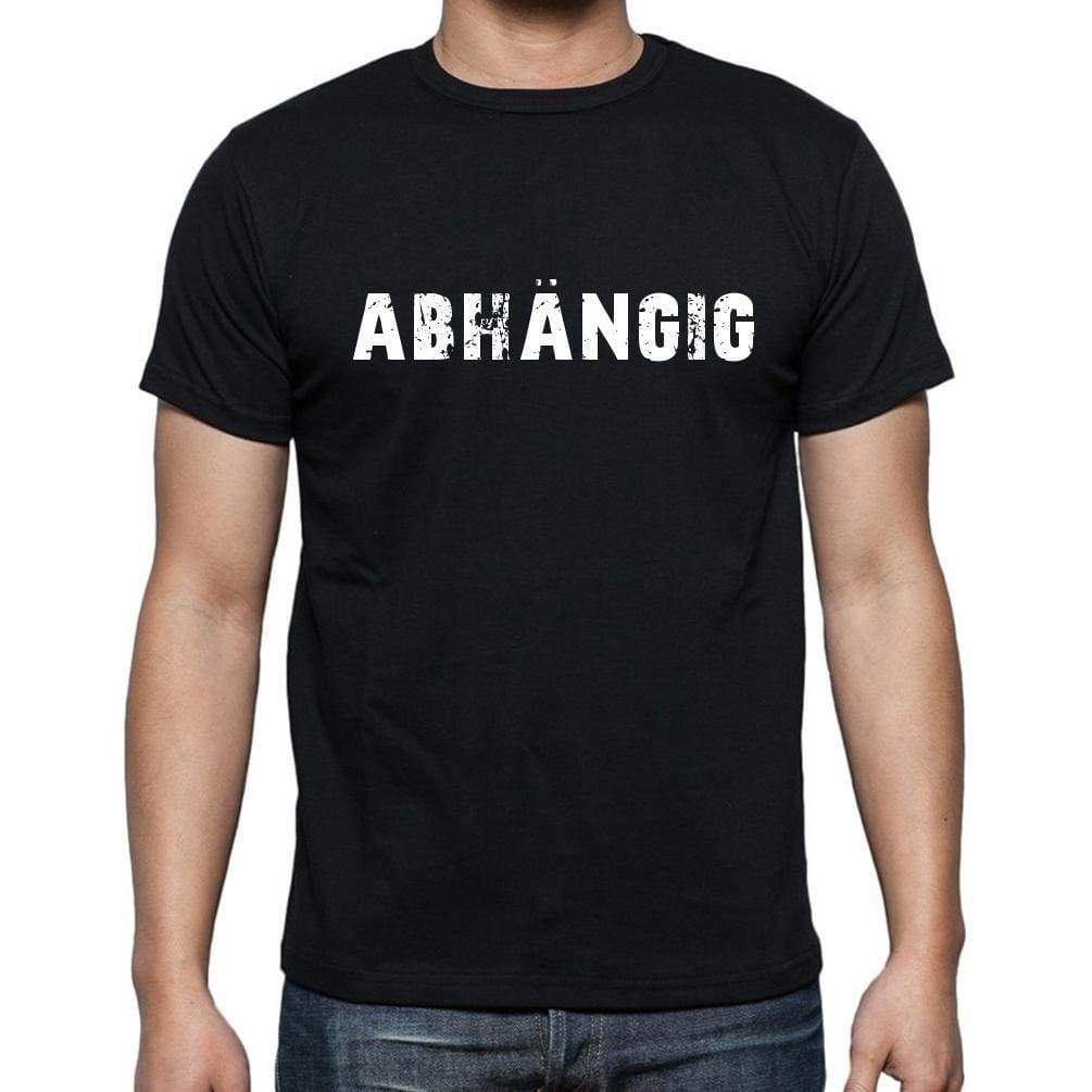 Abh¤Ngig Mens Short Sleeve Round Neck T-Shirt - Casual