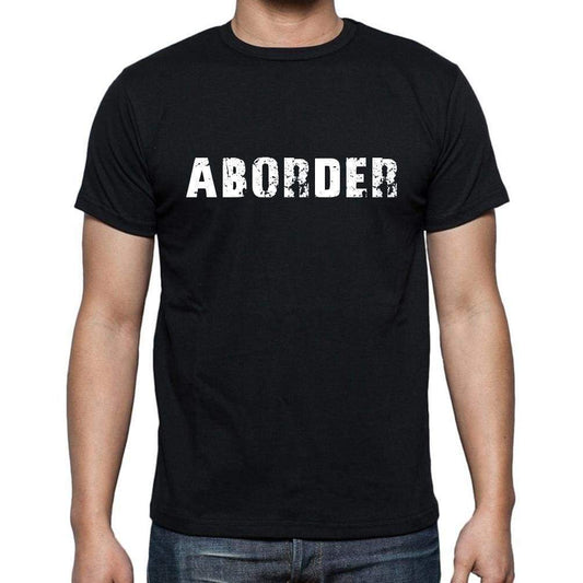 Aborder French Dictionary Mens Short Sleeve Round Neck T-Shirt 00009 - Casual
