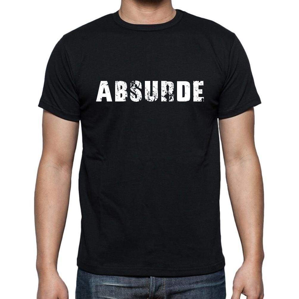 Absurde French Dictionary Mens Short Sleeve Round Neck T-Shirt 00009 - Casual