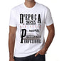 Aged to Perfection, Italian, 2025, White, Men's Short Sleeve Round Neck T-shirt, gift t-shirt 00357 - Ultrabasic