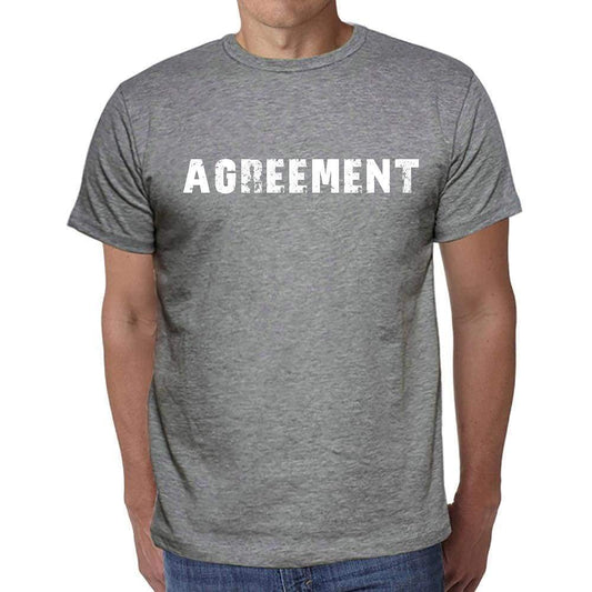 Agreement Mens Short Sleeve Round Neck T-Shirt 00035 - Casual
