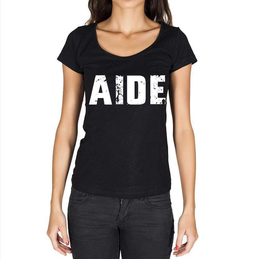 Aide Womens Short Sleeve Round Neck T-Shirt - Casual