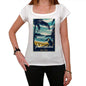 Alessano Pura Vida Beach Name White Womens Short Sleeve Round Neck T-Shirt 00297 - White / Xs - Casual