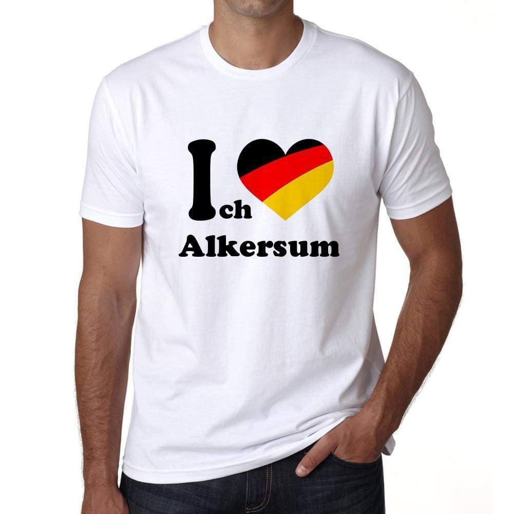 Alkersum Mens Short Sleeve Round Neck T-Shirt 00005 - Casual