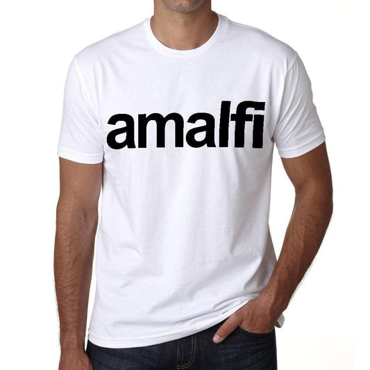 Amalfi Tourist Attraction Mens Short Sleeve Round Neck T-Shirt 00071