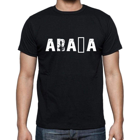 Ara±A Mens Short Sleeve Round Neck T-Shirt - Casual