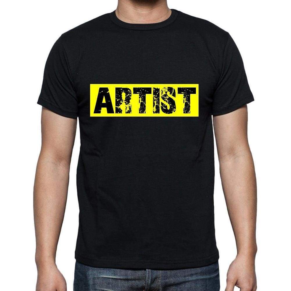Artist T Shirt Mens T-Shirt Occupation S Size Black Cotton - T-Shirt