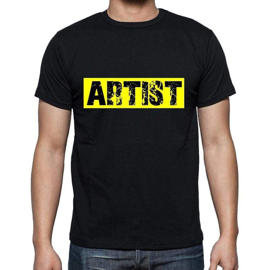 Artist T Shirt Mens T-Shirt Occupation S Size Black Cotton - T-Shirt