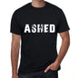 Ashed Mens Retro T Shirt Black Birthday Gift 00553 - Black / Xs - Casual