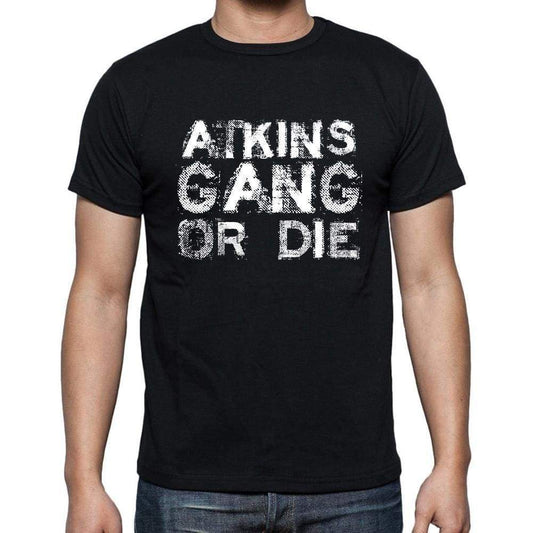 Atkins Family Gang Tshirt Mens Tshirt Black Tshirt Gift T-Shirt 00033 - Black / S - Casual