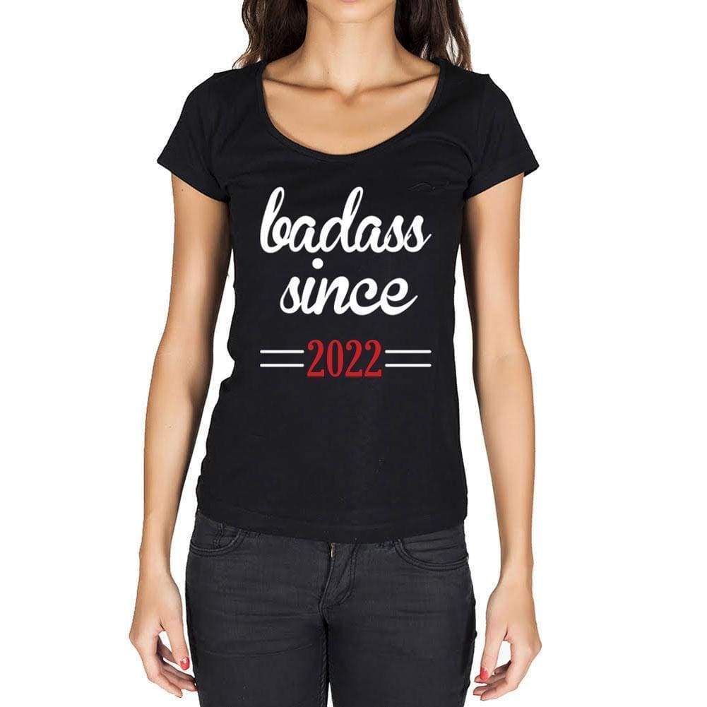 Badass Since 2022 Women's T-shirt Black Birthday Gift 00432 - Ultrabasic