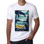 Balete Pura Vida Beach Name White Mens Short Sleeve Round Neck T-Shirt 00292 - White / S - Casual