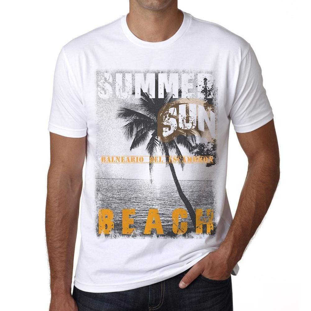 Balneario Del Escambron Mens Short Sleeve Round Neck T-Shirt - Casual