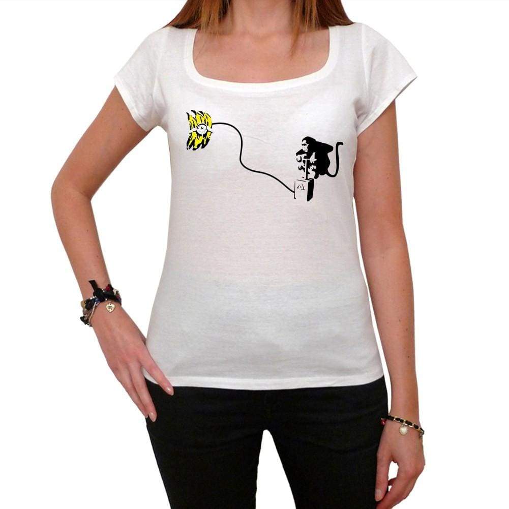 Banana Bomb Tshirt White Womens T-Shirt 00163