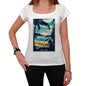 Basiao Pura Vida Beach Name White Womens Short Sleeve Round Neck T-Shirt 00297 - White / Xs - Casual
