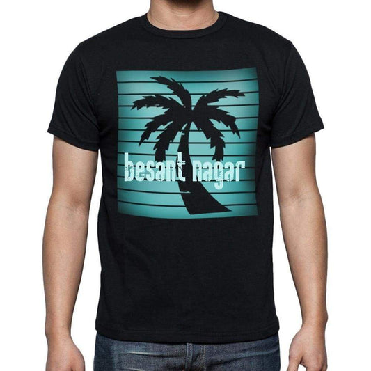 Besant Nagar Beach Holidays In Besant Nagar Beach T Shirts Mens Short Sleeve Round Neck T-Shirt 00028 - T-Shirt