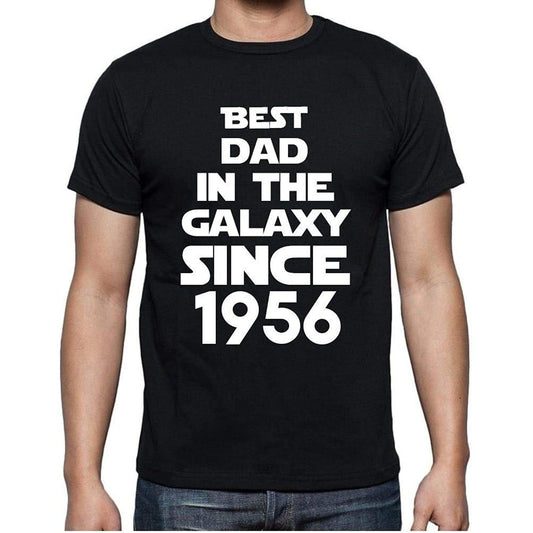 Best Dad 1956 Best Dad Mens T Shirt Black Birthday Gift 00112 - Black / Xs - Casual