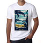 Bibbona Pura Vida Beach Name White Mens Short Sleeve Round Neck T-Shirt 00292 - White / S - Casual