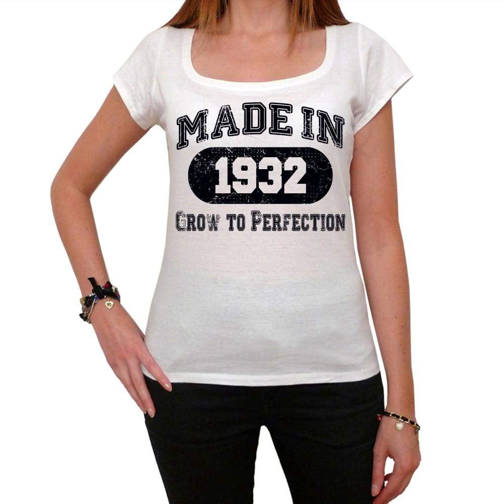 Birthday Gift Made 1932 T-Shirt Gift T Shirt Womens Tee - White / Xs - T-Shirt