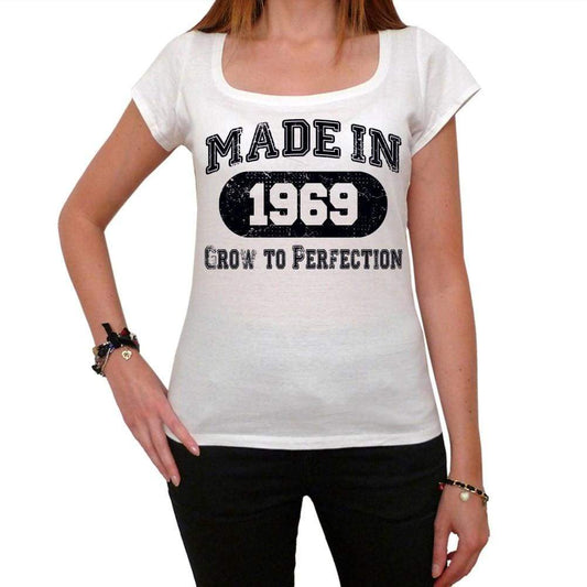 Birthday Gift Made 1969 T-Shirt Gift T Shirt Womens Tee - White / Xs - T-Shirt