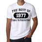 Birthday Gift The Best Of 1977 T-Sirt Gift T Shirt Mens Tee - S / White