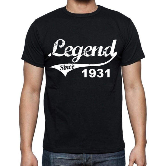 Birthday Gifts For Him 1931 T Shirts Men Vintage Black T-Shirt Rounded Neck Mens T-Shirt - T-Shirt