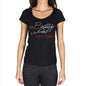 Birthday Girl 1951 Black Womens Short Sleeve Round Neck T-Shirt 00099 - Black / Xs - Casual