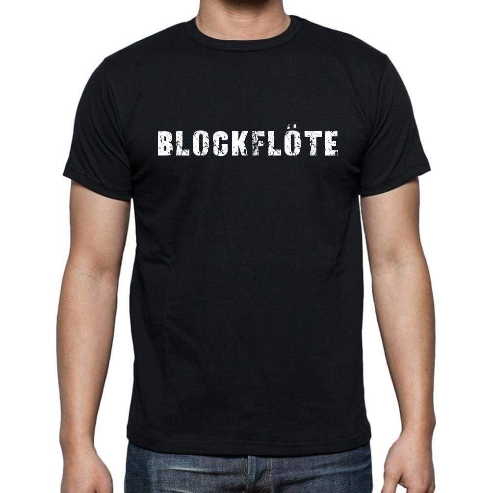 Blockfl¶te Mens Short Sleeve Round Neck T-Shirt - Casual