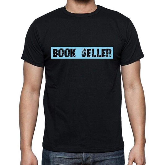 Book Seller T Shirt Mens T-Shirt Occupation S Size Black Cotton - T-Shirt