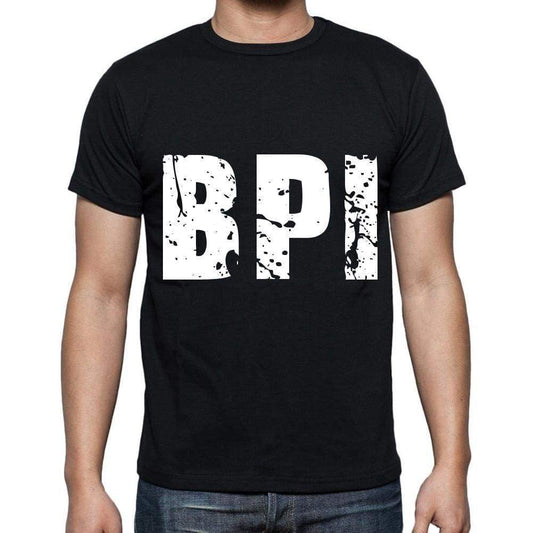 Bpi Men T Shirts Short Sleeve T Shirts Men Tee Shirts For Men Cotton Black 3 Letters - Casual