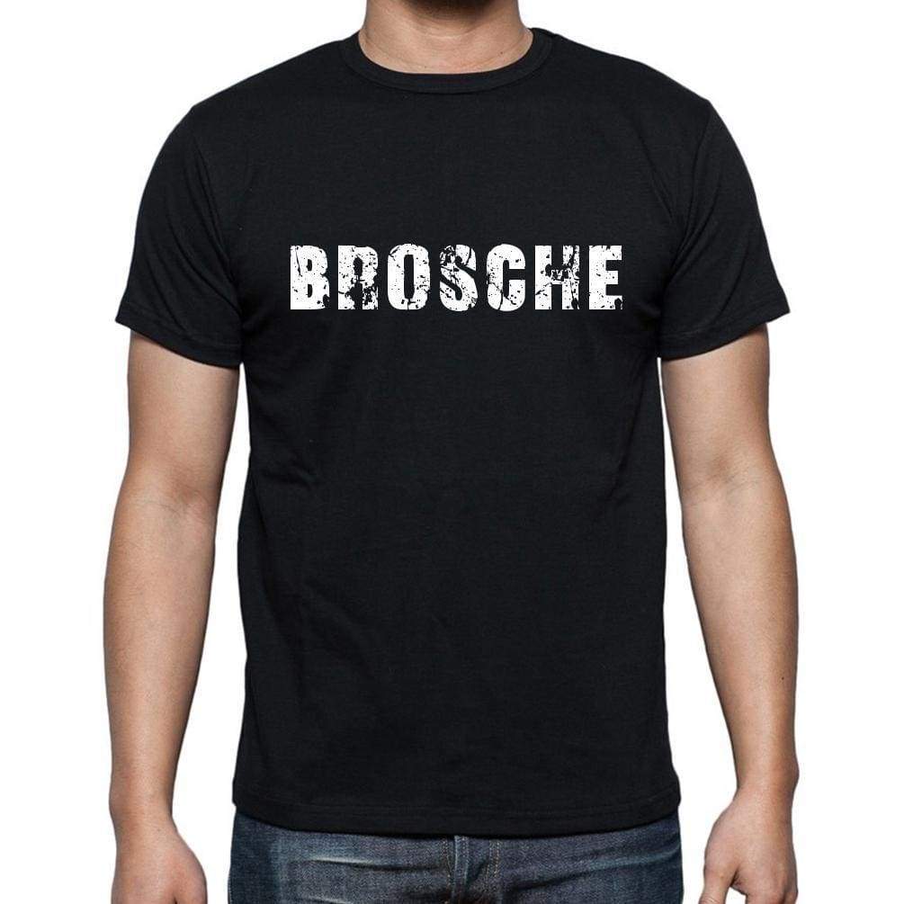 Brosche Mens Short Sleeve Round Neck T-Shirt - Casual