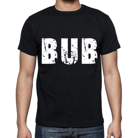 Bub Men T Shirts Short Sleeve T Shirts Men Tee Shirts For Men Cotton Black 3 Letters - Casual