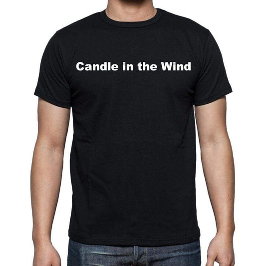 Candle In The Wind Mens Short Sleeve Round Neck T-Shirt - Casual